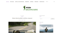 Desktop Screenshot of poshbackpackers.lv