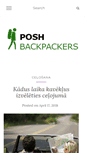 Mobile Screenshot of poshbackpackers.lv