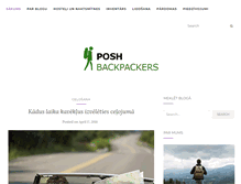 Tablet Screenshot of poshbackpackers.lv